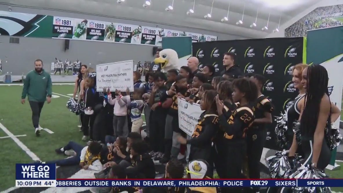 Eagles donate $5k to Philly youth football teams who had their game interrupted by shooting